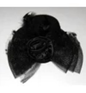 -TOCADO FESTIVO NEGRO