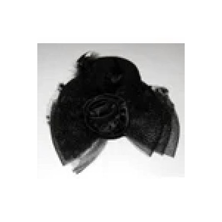 -TOCADO FESTIVO NEGRO