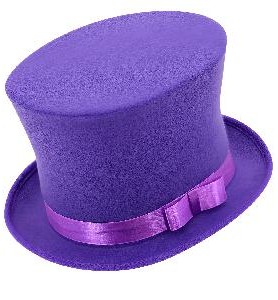 -SOMBRERO COPA VIOLETA