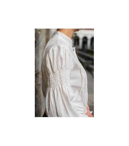 -CAMISA REGIONAL LINO AZUL XL