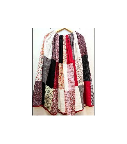 -FALDA PATCHWORK GRANATE TALLA UNICA