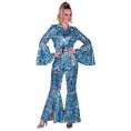 -DISFRAZ DISCO BUZO MUJER AZUL L