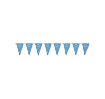 -GUIRNALDA BANDERA TRIANGULO AZUL 25 M