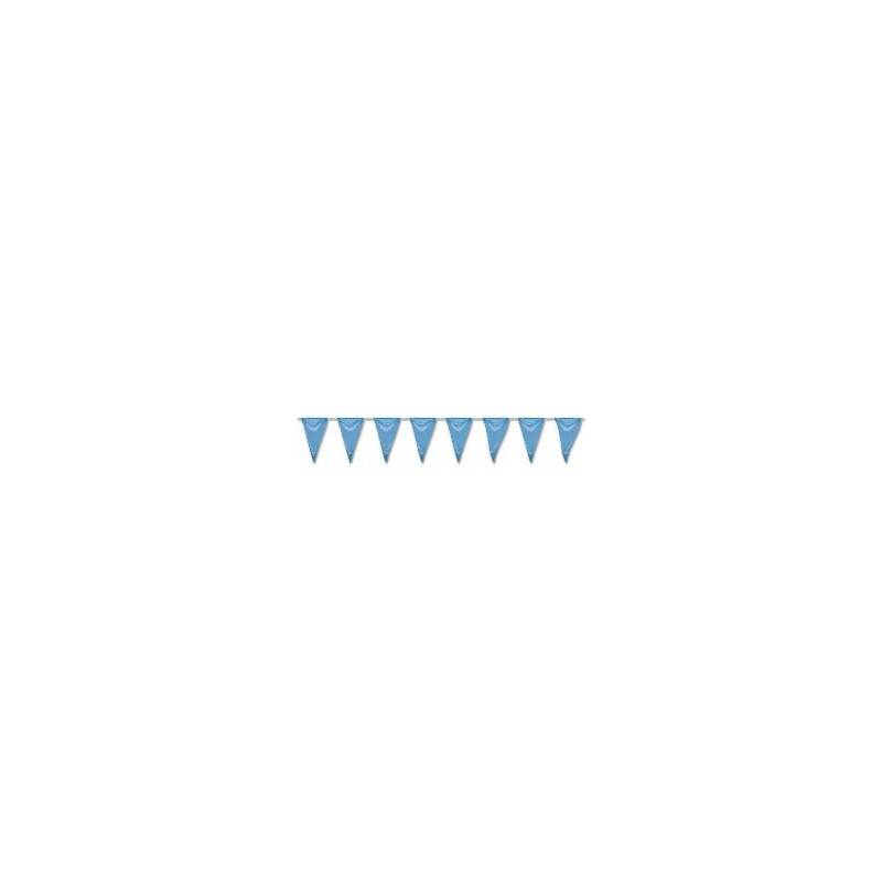 -GUIRNALDA BANDERA TRIANGULO AZUL 25 M