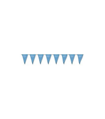 -GUIRNALDA BANDERA TRIANGULO AZUL 25 M
