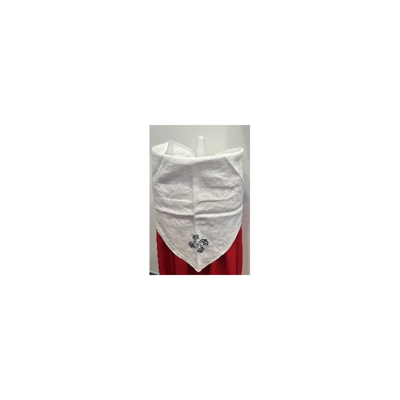 -PAÑUELO REGIONAL LINO BLANCO LAUBURU G