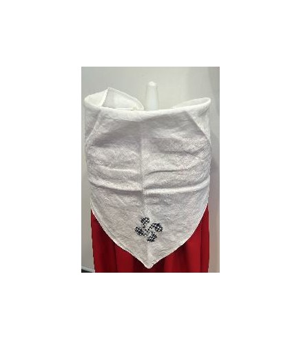 -PAÑUELO REGIONAL LINO BLANCO LAUBURU G