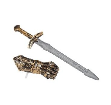 -CONJUNTO ESPADA Y GUANTE MEDIEVAL