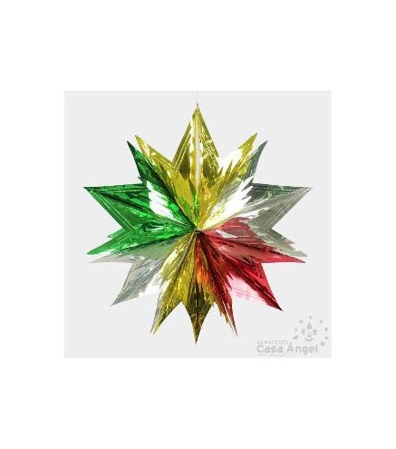-ESTRELLA COLGANTE 92cm - MULTICOLOR