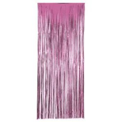 -CORTINA METALIZADA ROSA 2.4M
