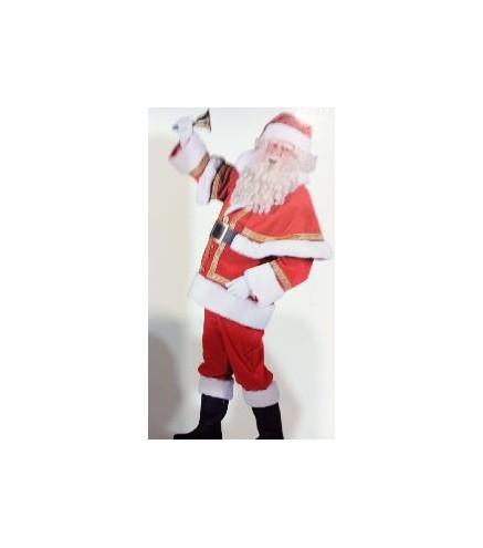 -DISFRAZ PAPA NOEL LUJO 2XL