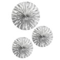 -SET 3 PAI PAI FAROLILLOS PLATA 30-40CM