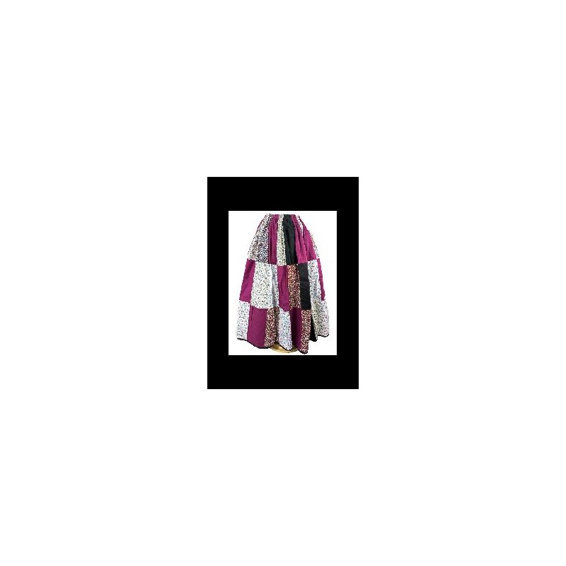 -FALDA PATCHWORK MORADA TALLA UNICA