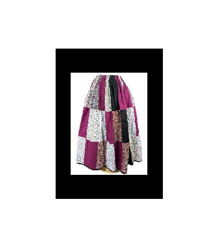-FALDA PATCHWORK MORADA TALLA UNICA