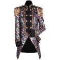 -CHAQUETA NEGRA LENTEJUELAS CUADRADAS XL -CHAQUETA NEGRA LENTEJUELAS CUADRADAS XL