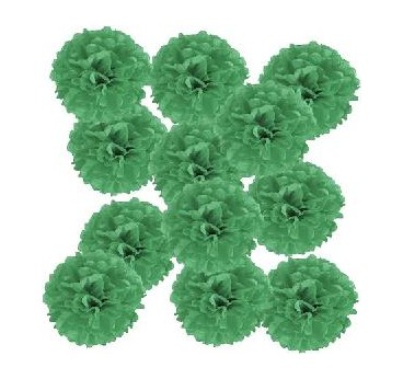 POM POM VERDE PAPEL