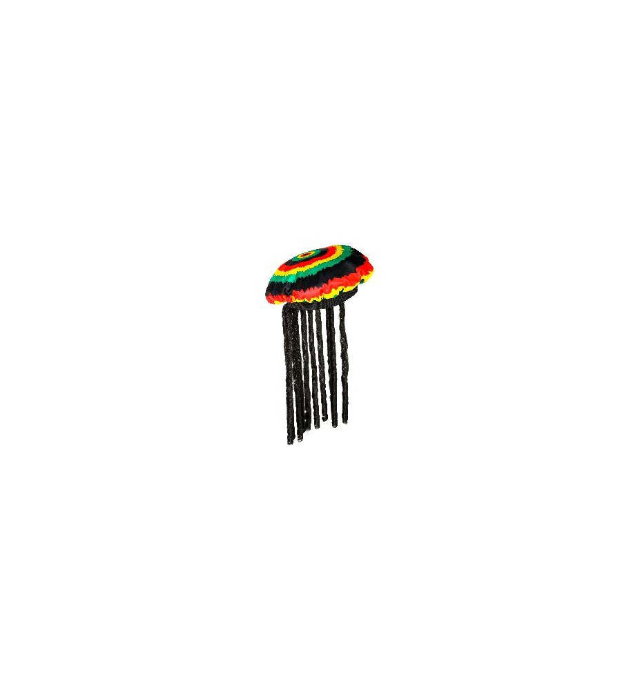 -GORRA RASTAFARI CON RASTAS