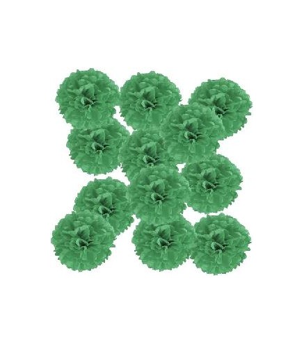 POM POM VERDE PAPEL