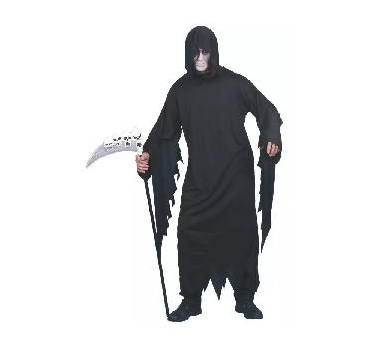 -DISFRAZ FANTASMA GRITON NEGRO M