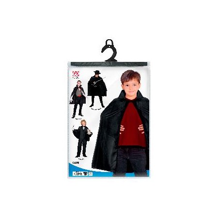 -CAPA NEGRA INFANTIL 100 CM.