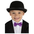 -SOMBRERO BOMBIN VICTORIANO INFANTIL NEGRO