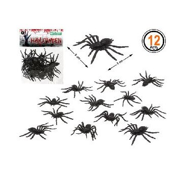 -BOLSA ARAÑAS 12 UNIDADES