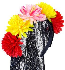 -DIADEMA VELO DÍA DE LOS MUERTOS