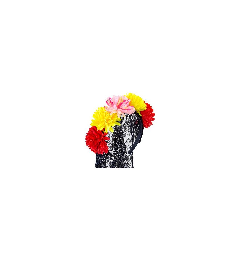 -DIADEMA VELO DÍA DE LOS MUERTOS