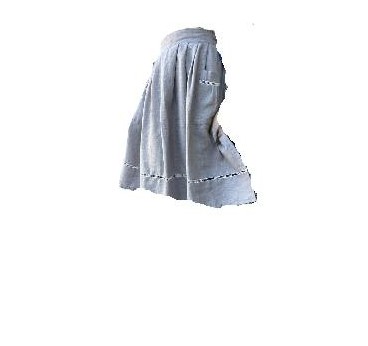 -DELANTAL REGIONAL AZUL XS