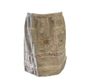 -DELANTAL REGIONAL CRUDO EGUZKILORE XL