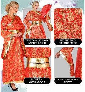 -DISFRAZ CHINA KIMONO L