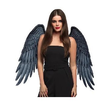 -ALAS ARCANGEL NEGRO 95 x 75 CM