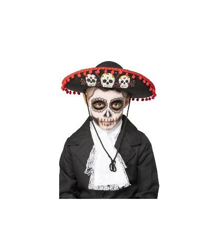 -SOMBRERO INFANTIL DÍA DE LOS MUERTOS