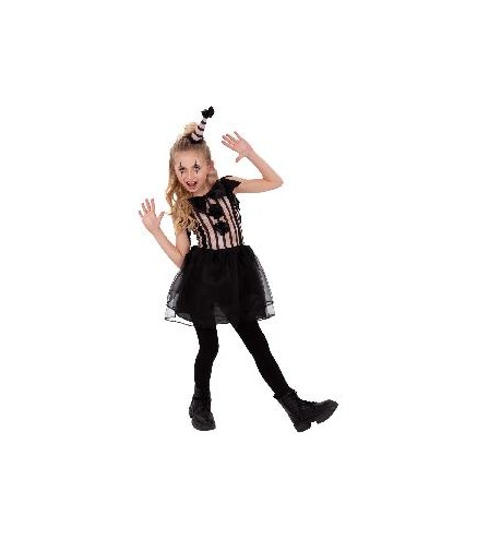 -DISFRAZ PAYASA VINTAGE OSCURO 7-9
