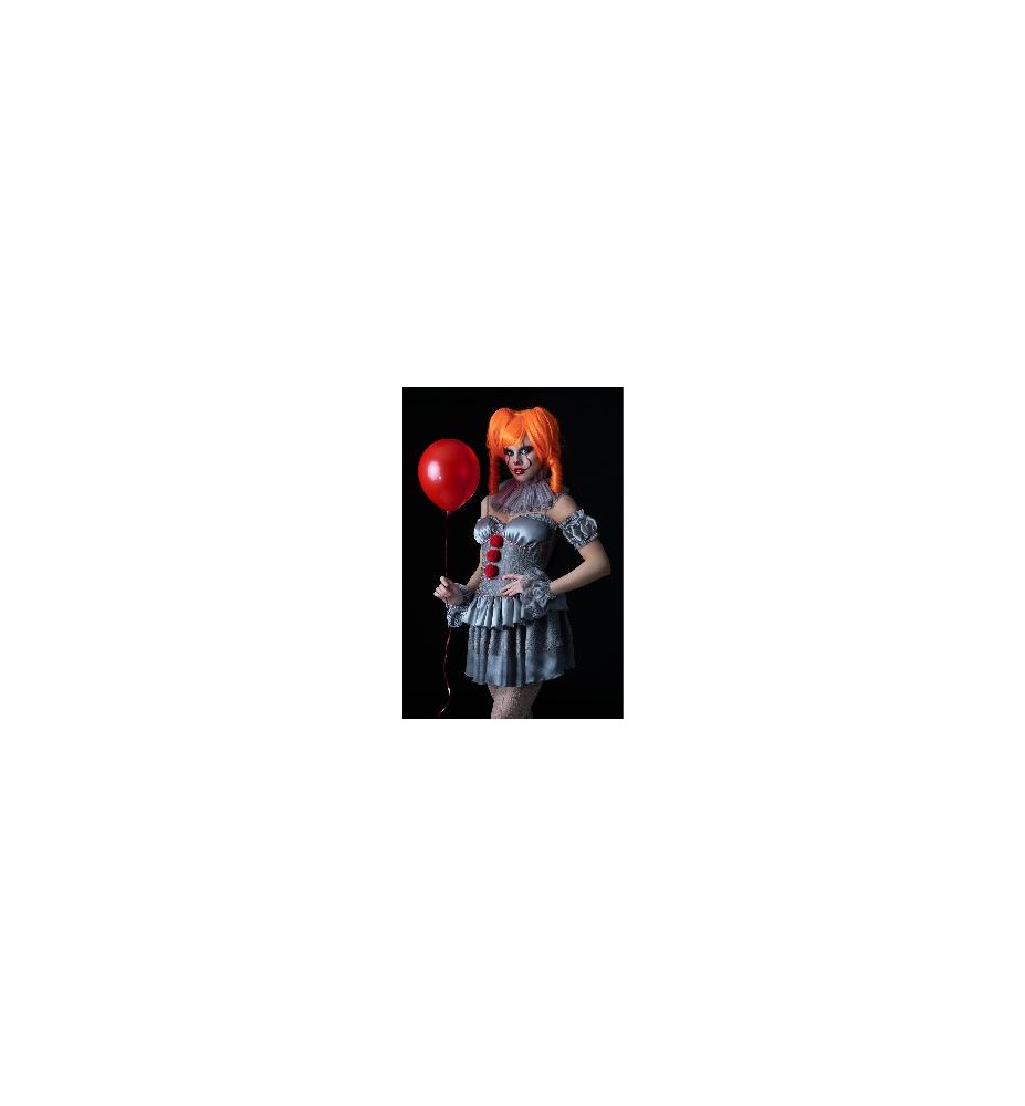 -DISFRAZ PENNYWISE MUJER IT CAPITULO II-M