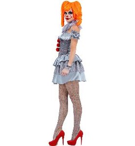 -DISFRAZ PENNYWISE MUJER IT CAPITULO II-M