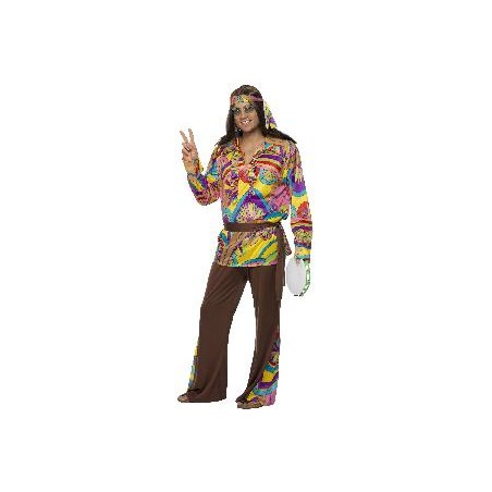 -DISFRAZ HIPPIE HOMBRE M