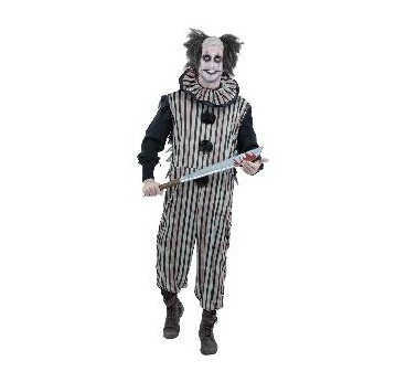 -DISFRAZ PAYASO VINTAGE OSCURO XL