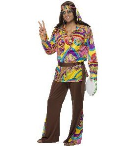 -DISFRAZ HIPPIE HOMBRE XL