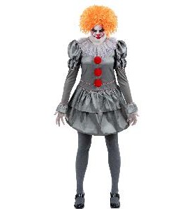-DISFRAZ PENNYWISE MUJER IT CAPITULO II-L
