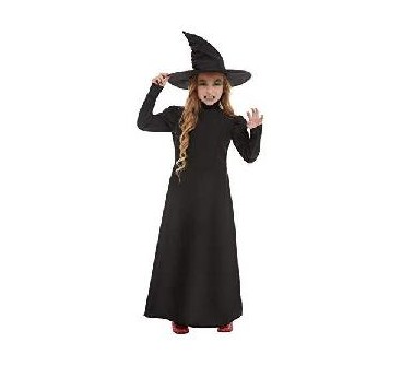 -DISFRAZ NIÑA BRUJA MALVADA 7-9