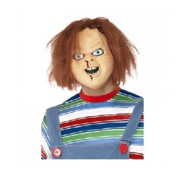 -MÁSCARA DE LÁTEX CHUCKY MARRÓN