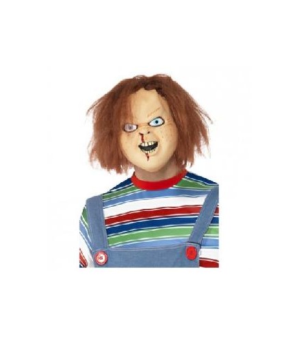 -MÁSCARA DE LÁTEX CHUCKY MARRÓN
