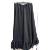 FALDA FLAMENCA VOLANTES NEGRO T-44