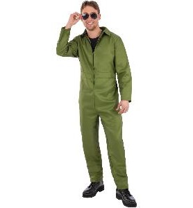 -DISFRAZ BUZO VERDE XL
