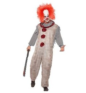 -DISFRAZ PAYASO DIABOLICO VINTAGE XL