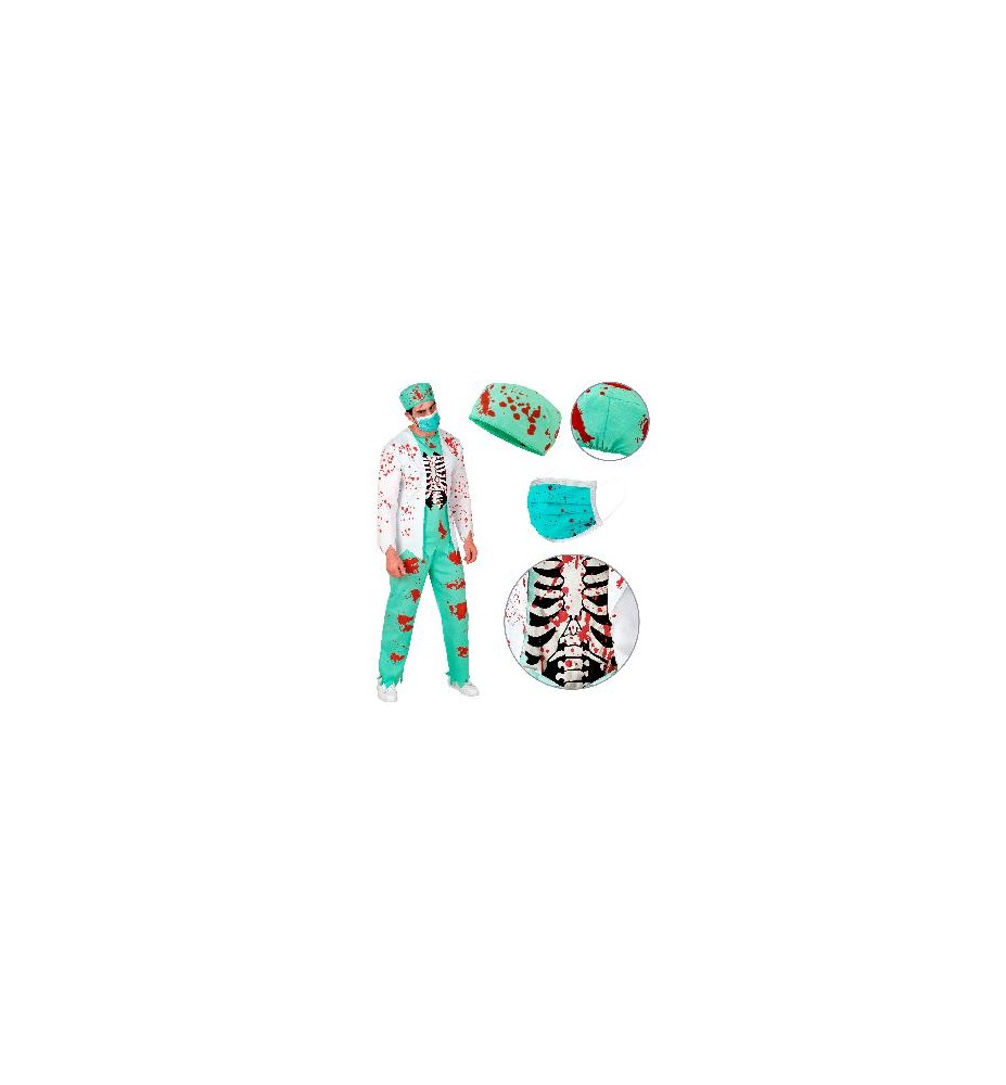 -DISFRAZ DOCTOR ZOMBIE 2XL