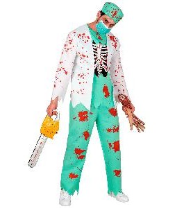 -DISFRAZ DOCTOR ZOMBIE 2XL