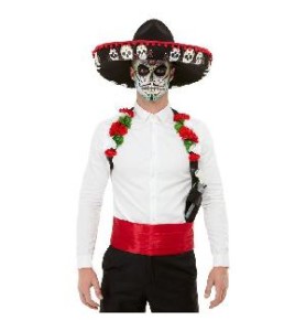 -KIT DEL DIA DE LOS MUERTOS ROJO