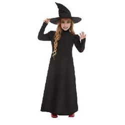 -DISFRAZ NIÑA BRUJA MALVADA 7-9 AÑOS